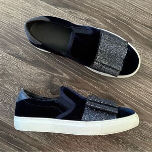 South Parade Velvet Sneakers